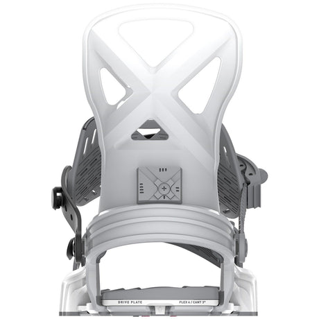 Bent Metal Anvil Snowboard Binding - 2026 | White/Grey