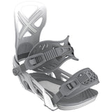 Bent Metal Anvil Snowboard Binding - 2026 | White/Grey