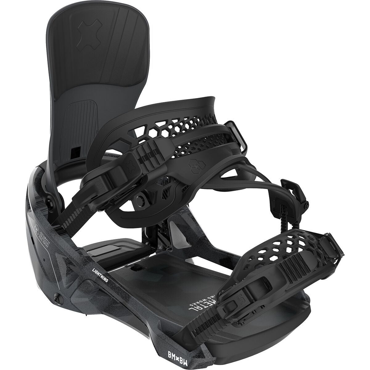 Bent Metal Lightning Supermatic Snowboard Binding - 2026 | Black