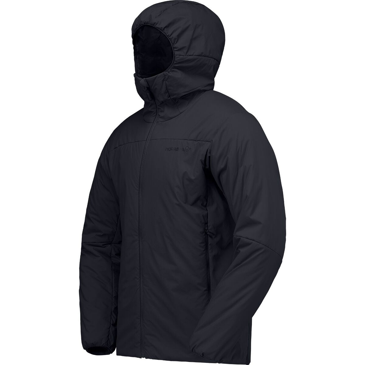 Norrona Femund Thermo60 Zip Hooded Jacket - Men's | Caviar Black