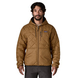Patagonia Diamond Quilted Bomber Hooded Jacket - Men's | Deer Brown