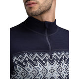 Dale of Norway Vail Half Zip Baselayer - Men's  | Off White Navy