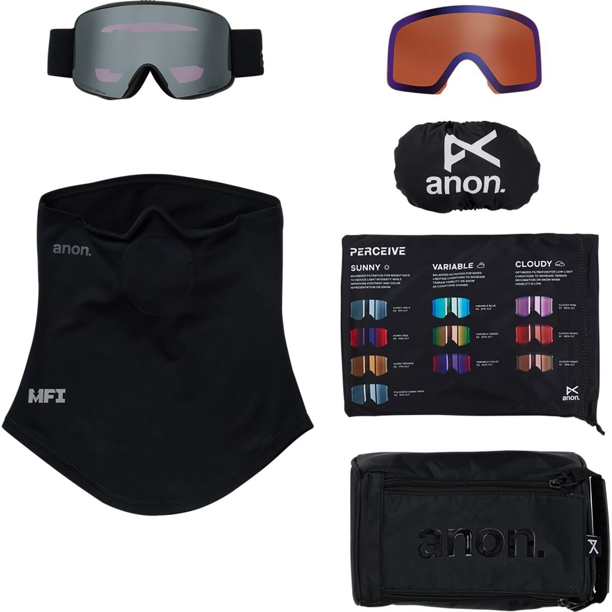 Anon M6 Goggles | Smoke/Perceive Sunny Onyx