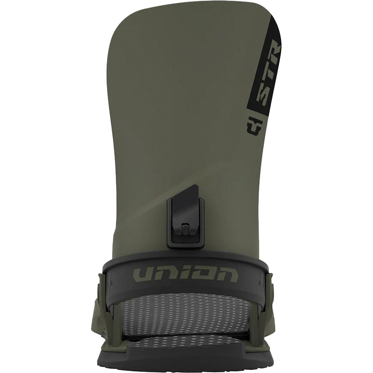 Union STR Snowboard Binding  | Dark Green