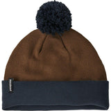 Patagonia Lightweight Powder Town Beanie  | Skyline Block: Shelter Brown