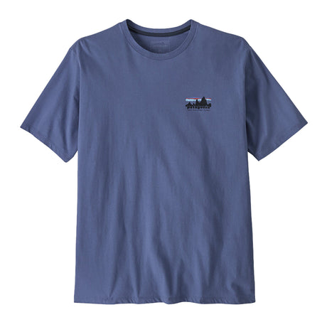 Patagonia 73 Skyline Regenerative Organic Cotton T-Shirt - Men's | Current Blue