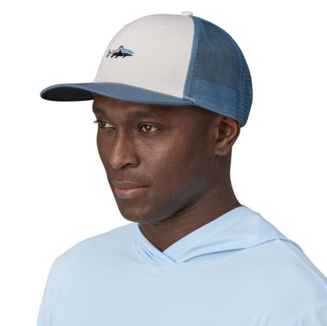 Patagonia Stand Up Trout Trucker Hat | White