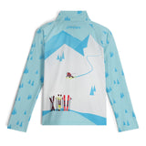 Spyder Surface 1/2 Zip Mid Layer - Girls' | Crystal Blue