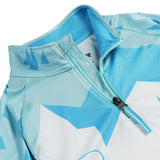 Spyder Surface 1/2 Zip Mid Layer - Girls' | Crystal Blue