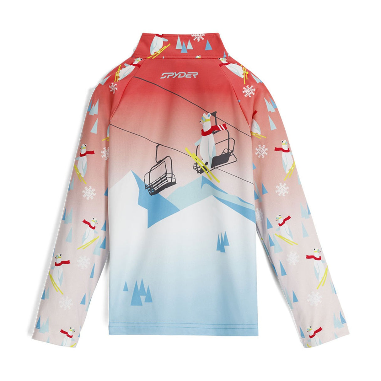 Spyder Reflect 1/2 Zip Top - Preschool Girls' | Coral Haze