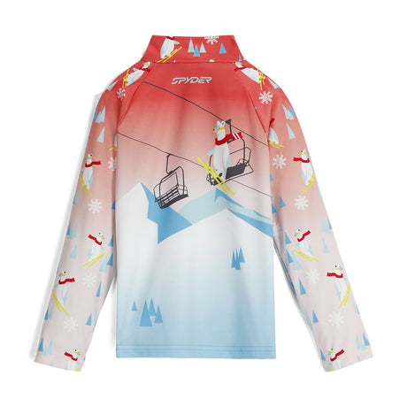 Spyder Reflect 1/2 Zip Top - Preschool Girls' | Coral Haze