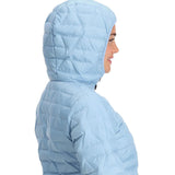Spyder Zenith Hooded Down Jacket - Women's  | Blue Drift