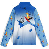Spyder International 1/2-Zip Top - Toddlers' | Cobalt T-Rex