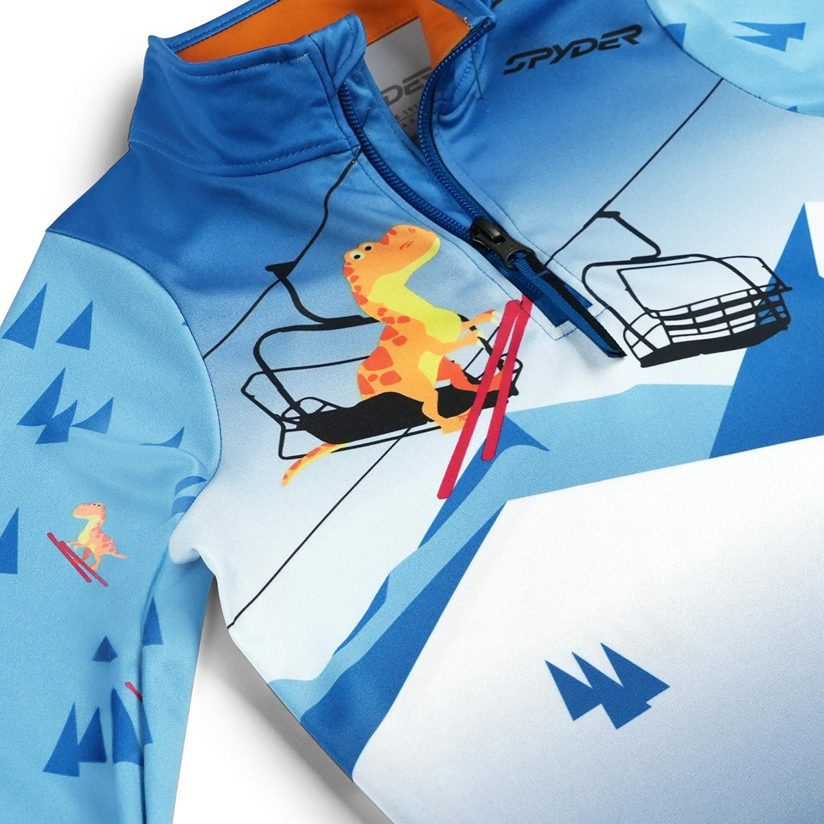 Spyder International 1/2-Zip Top - Toddlers' | Cobalt T-Rex