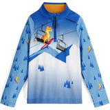 Spyder International 1/2-Zip Top - Toddlers' | Cobalt T-Rex