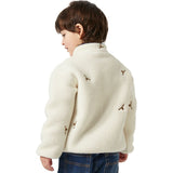 Helly Hansen Frosty Pile Sweater - Toddlers' | Cream Little Moose Embroidery