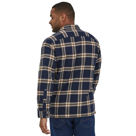 Patagonia Long-Sleeve Organic Cotton Midweight Fjord Flannel Shirt - Men's  | Fields: New Navy
