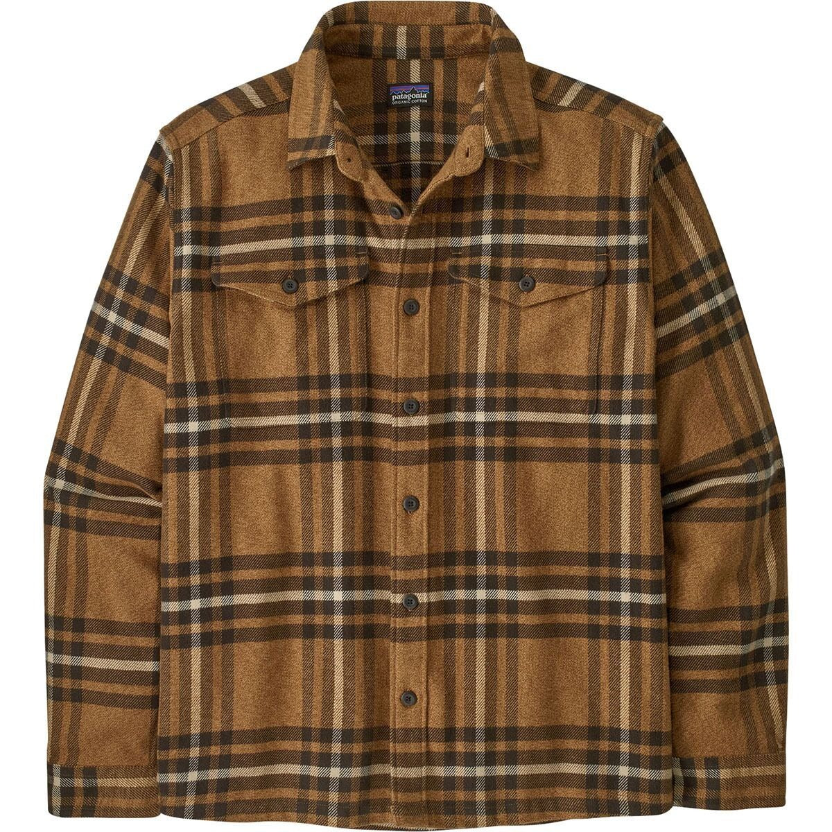 Patagonia Organic Cotton MW Long-Sleeve Fjord Flannel Shirt - Men's  |  Catch: Deer Brown