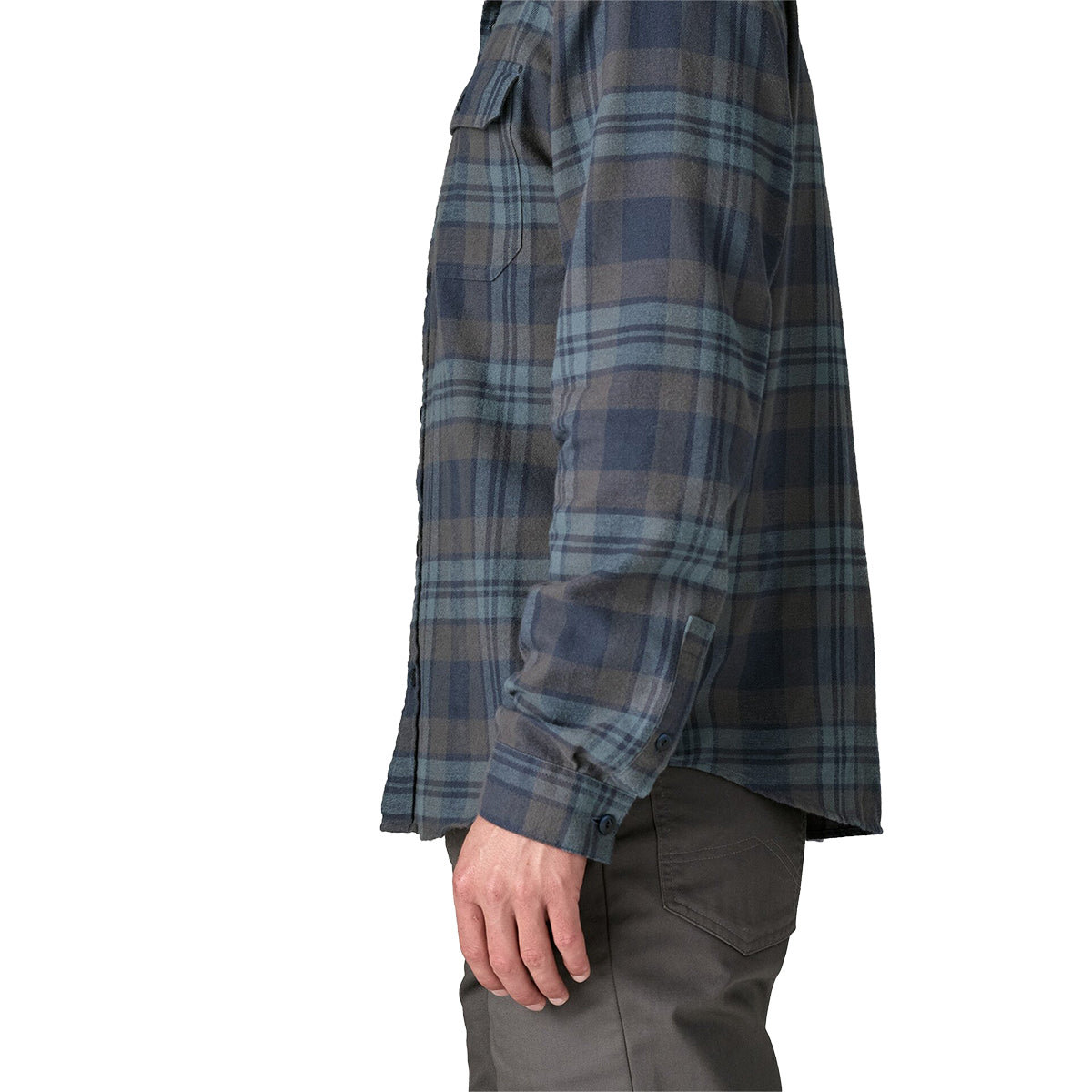 Patagonia Long-Sleeve Cotton in Conversion Fjord Flannel Shirt - Men's  | Paw: Smolder Blue