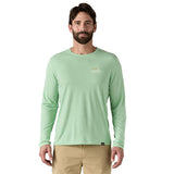 Patagonia Capilene Cool Daily Graphic Long-Sleeve Shirt - Men's  | 73 Skyline: Chilled Blue