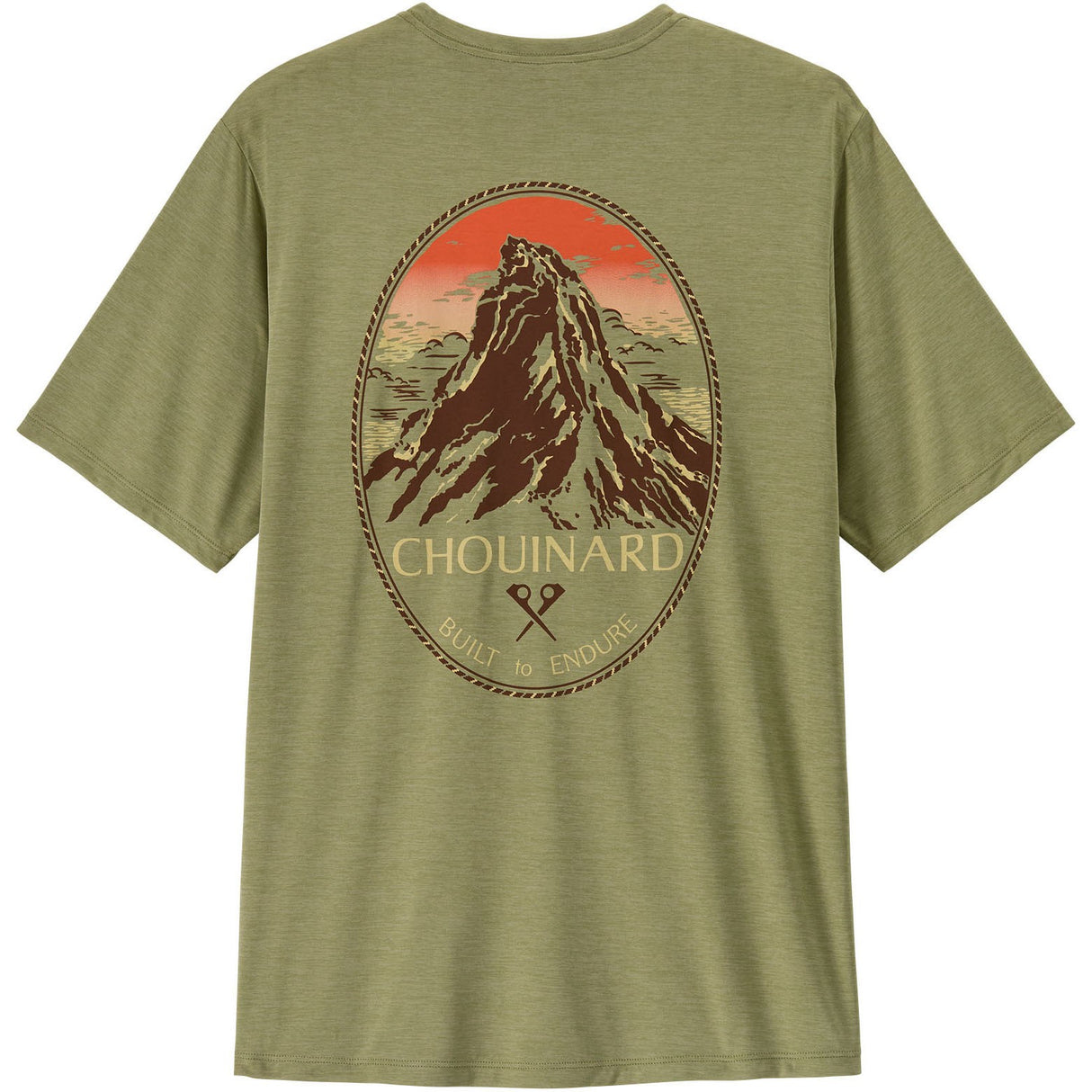 Patagonia Capilene Cool Daily Shirt - Chouinard Crest - Men's | Gumtree Green - Light Gumtree Green X-Dye