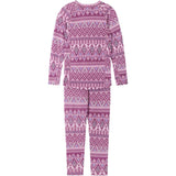 Reima Taitoa Baselayer Set - Kids' | Grey Pink