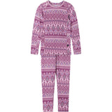 Reima Taitoa Baselayer Set - Kids' | Grey Pink