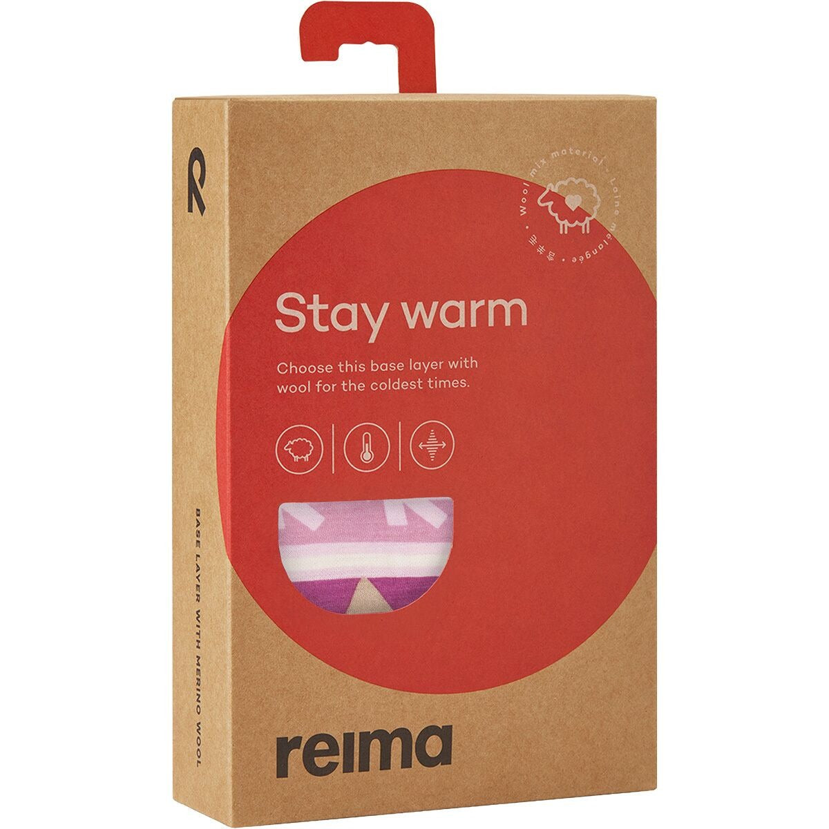 Reima Taitoa Baselayer Set - Kids' | Grey Pink2