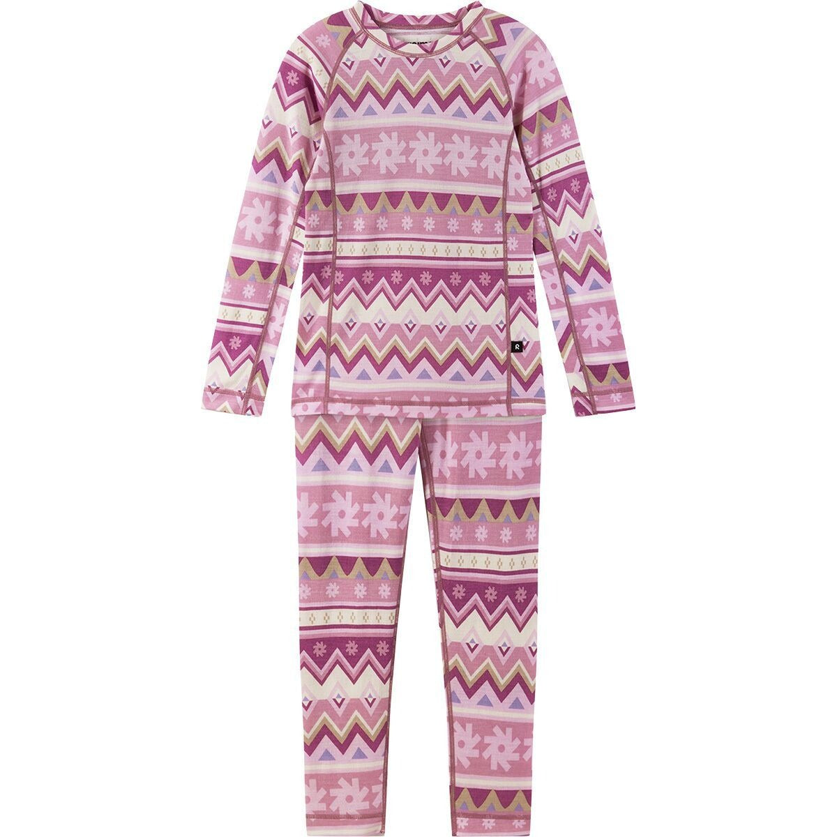 Reima Taitoa Baselayer Set - Kids' | Grey Pink2