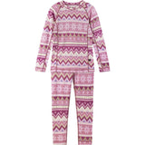 Reima Taitoa Baselayer Set - Kids' | Grey Pink2