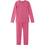 Reima Lani Thermal Baselayer Set - Kids'  | Soft Coral
