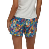 Patagonia Baggies 5in Short - Women's  | Wild Botanist: Tidal Teal