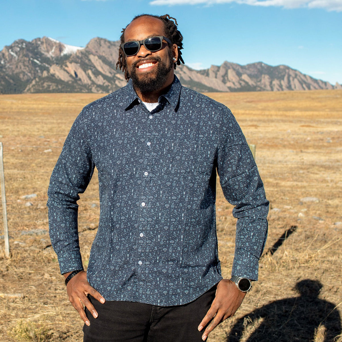 Jack and Sage Ice Dream Flannel Shirt - Men's | Night Sky Navy