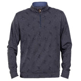 Jack and Sage Spread Eagle Performance Tek 1/4-Zip - Men's | Atlantic Navy