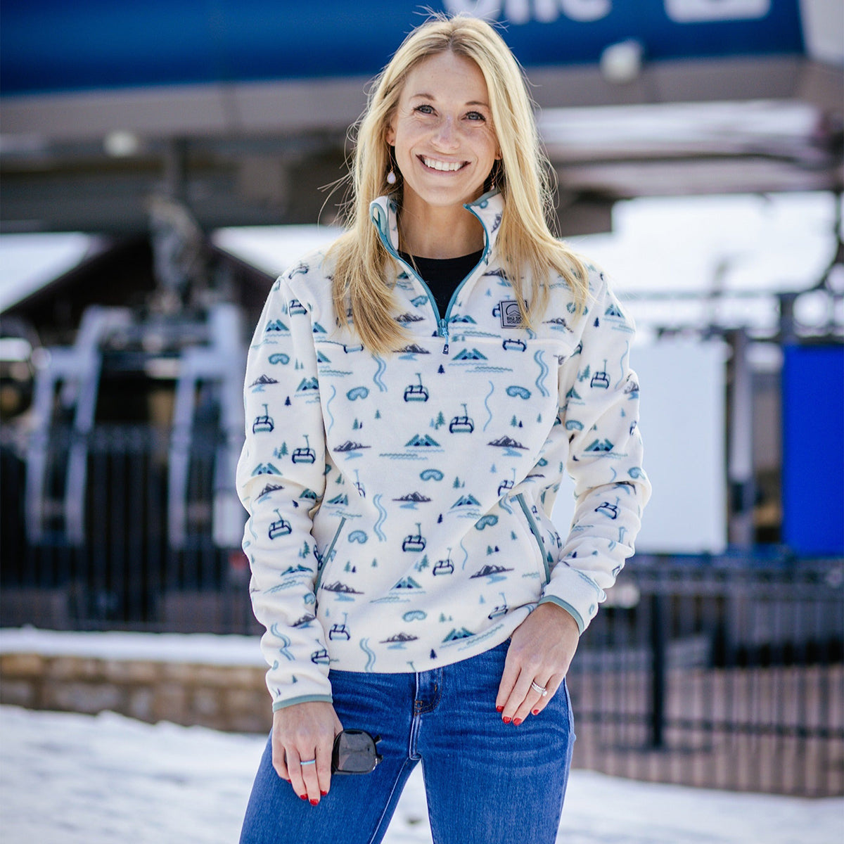 Jack and Sage Lifty 1/4-Zip Fleece - Women's | Ivory