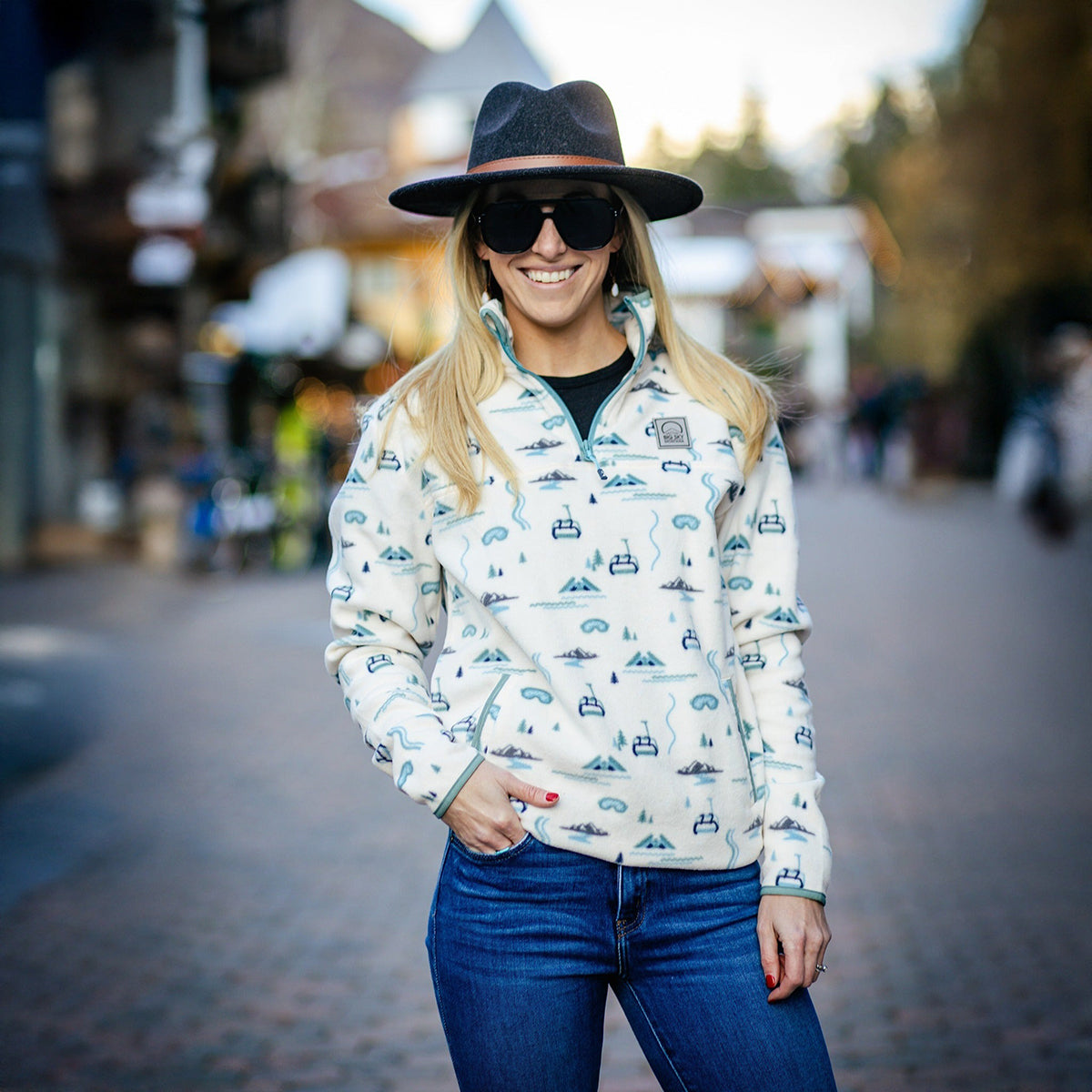 Jack and Sage Lifty 1/4-Zip Fleece - Women's | Ivory