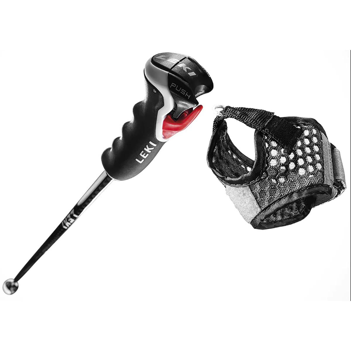 LEKI Carbon HX 3D Ski Pole  | Black