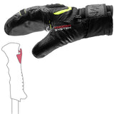 LEKI WCR Team 3D Mitten - Kids' | Black/Yellow
