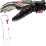 LEKI Patrol 3D Glove - Men's | Graphite/White/Maroon