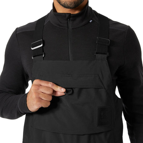 Helly Hansen ULLR D Bib Shell Pants - Men's | Black