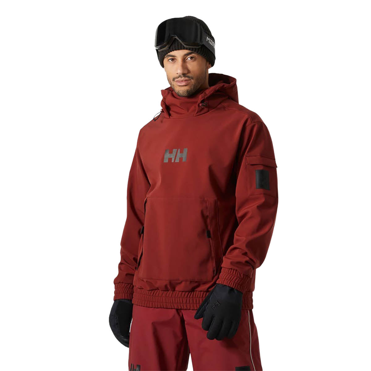 Helly Hansen ULLR D Ridable Hoodie Jacket - Men's | Mars Red