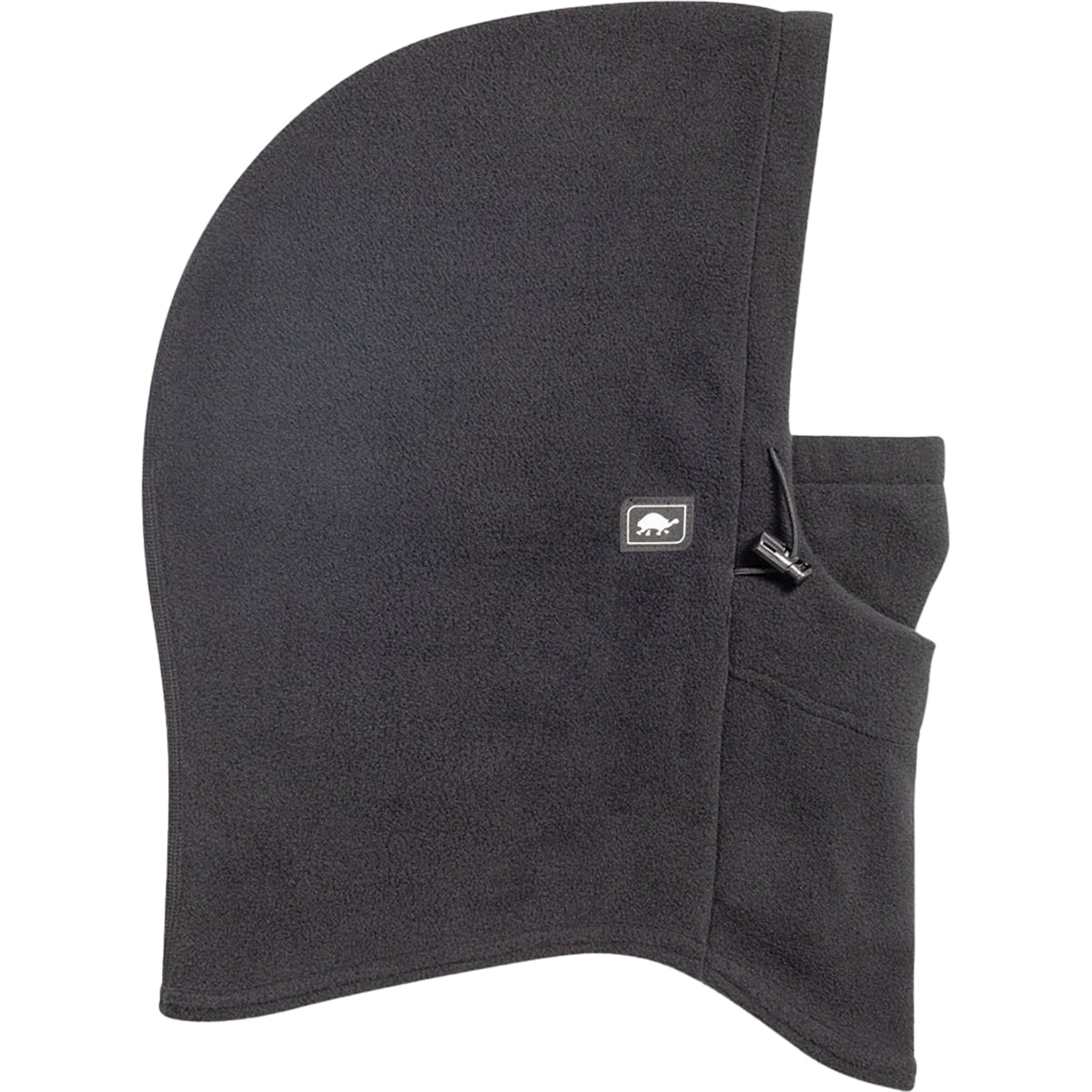 Turtle Fur Fleece Alien Overhood | Black