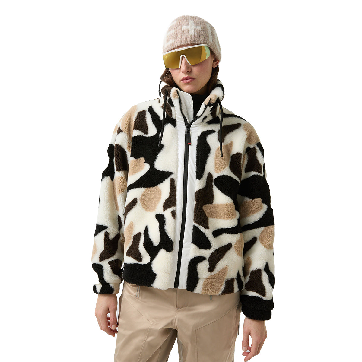 Bogner Fire + Ice Ninetta3 Fleece Jacket - Women's | Off-white/Brown