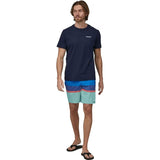 Patagonia Stretch Hydropeak 18in Boardshort - Men's  | Topa Stripe: Early Teal