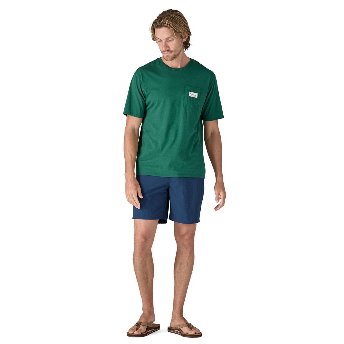 Patagonia Wavefarer Hybrid 18in Walk Short - Men's | Tidepool Blue
