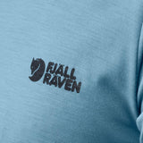 Fjallraven Abisko Wool Logo Short-Sleeve T-Shirt - Men's  | Dawn Blue