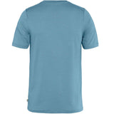 Fjallraven Abisko Wool Logo Short-Sleeve T-Shirt - Men's  | Dawn Blue