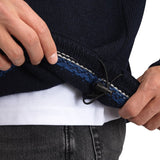 Dale of Norway Vail Sweater - Men's | Midnight Navy/Red Rose/Off White