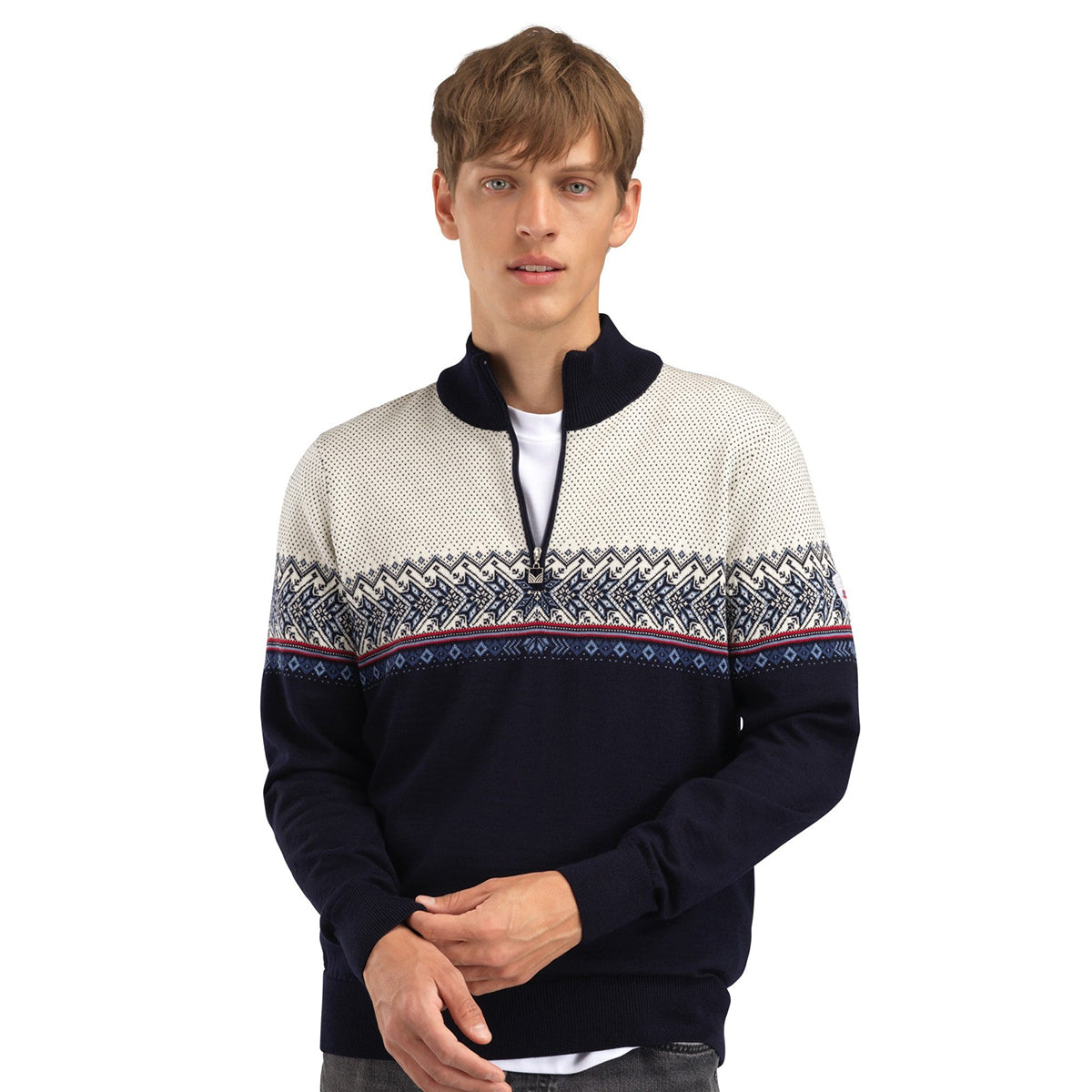 Dale of Norway Hovden Sweater - Men's | Navy Blueshadow Indigo