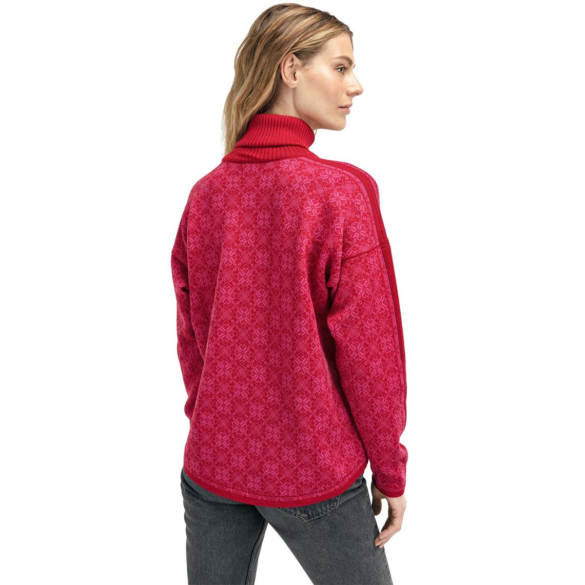 Dale of Norway Firda Sweater - Women's  | Raspberry Allium Red